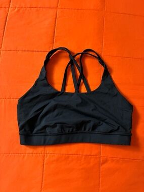 Lululemon sports Bra Womens 10 Black Running & Gym Athletic Sportswear Casual